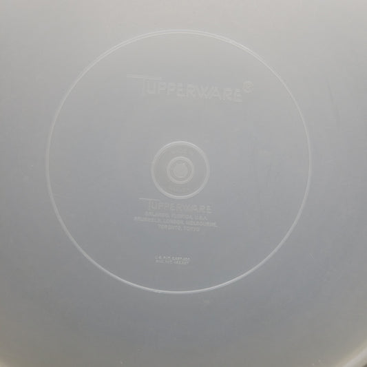 Vintage Tupperware 12" Round Cupcake Pie Cookie Carrier/Keeper #242-1 With Lid