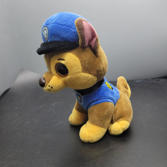 Ty Beanie Boos ~Chase 6” Police Dog Paw Patrol Plush 2018 Stuffed Animal No Tag