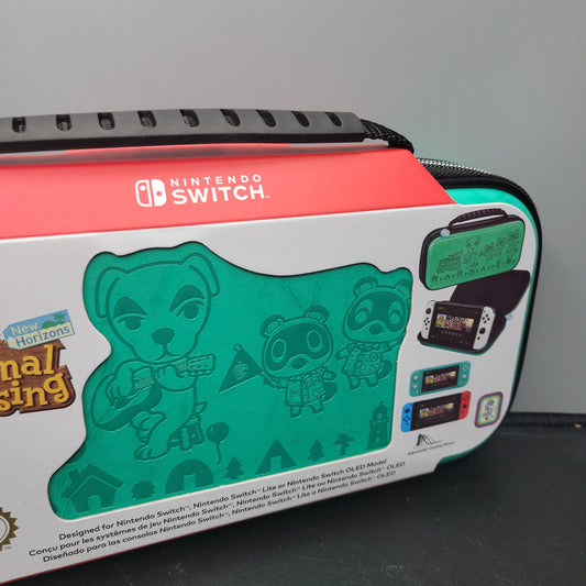 🔥Nintendo Switch Game Traveler Deluxe Travel Case Animal Crossing: New Horizons