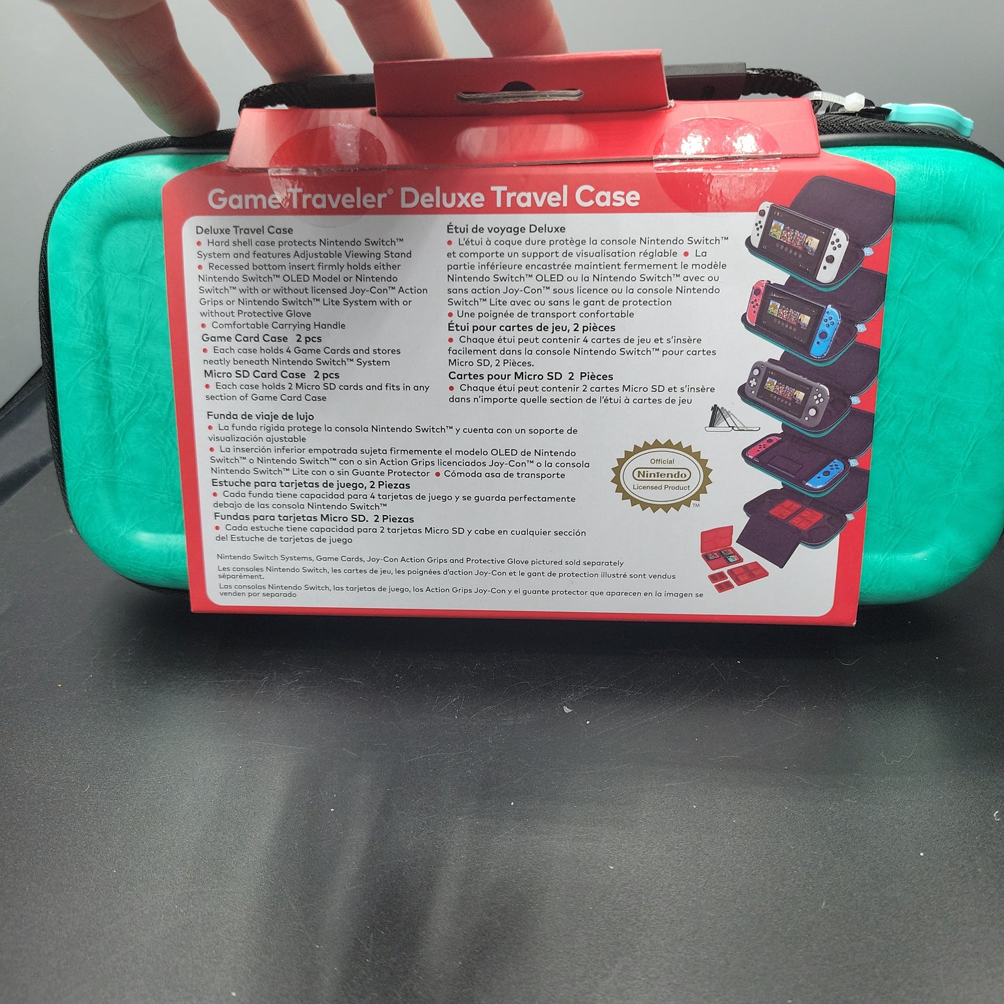 🔥Nintendo Switch Game Traveler Deluxe Travel Case Animal Crossing: New Horizons