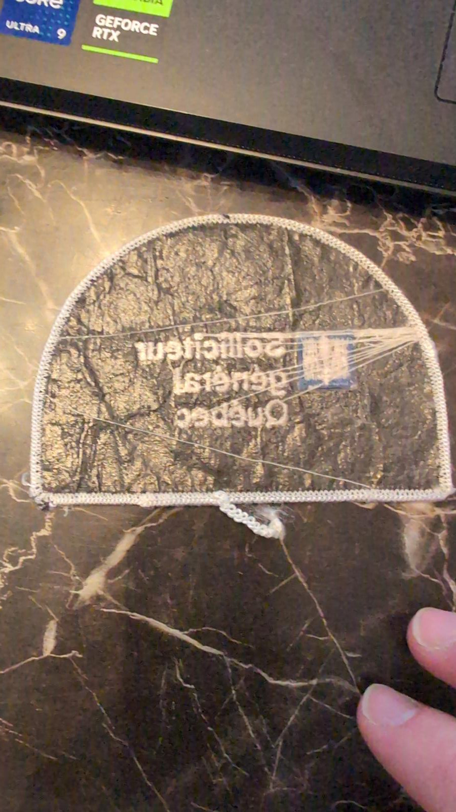 Solliciteur Général Québec Embroidered Patch