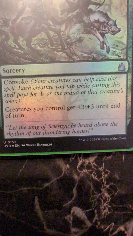 Magic: The Gathering Overwhelm #152 Foil Ravnica Remastered Card - Rare mtg