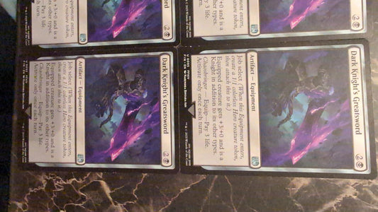 Dark Knight's Greatsword #95 Final Fantasy Magic: The Gathering Card - Set of 4