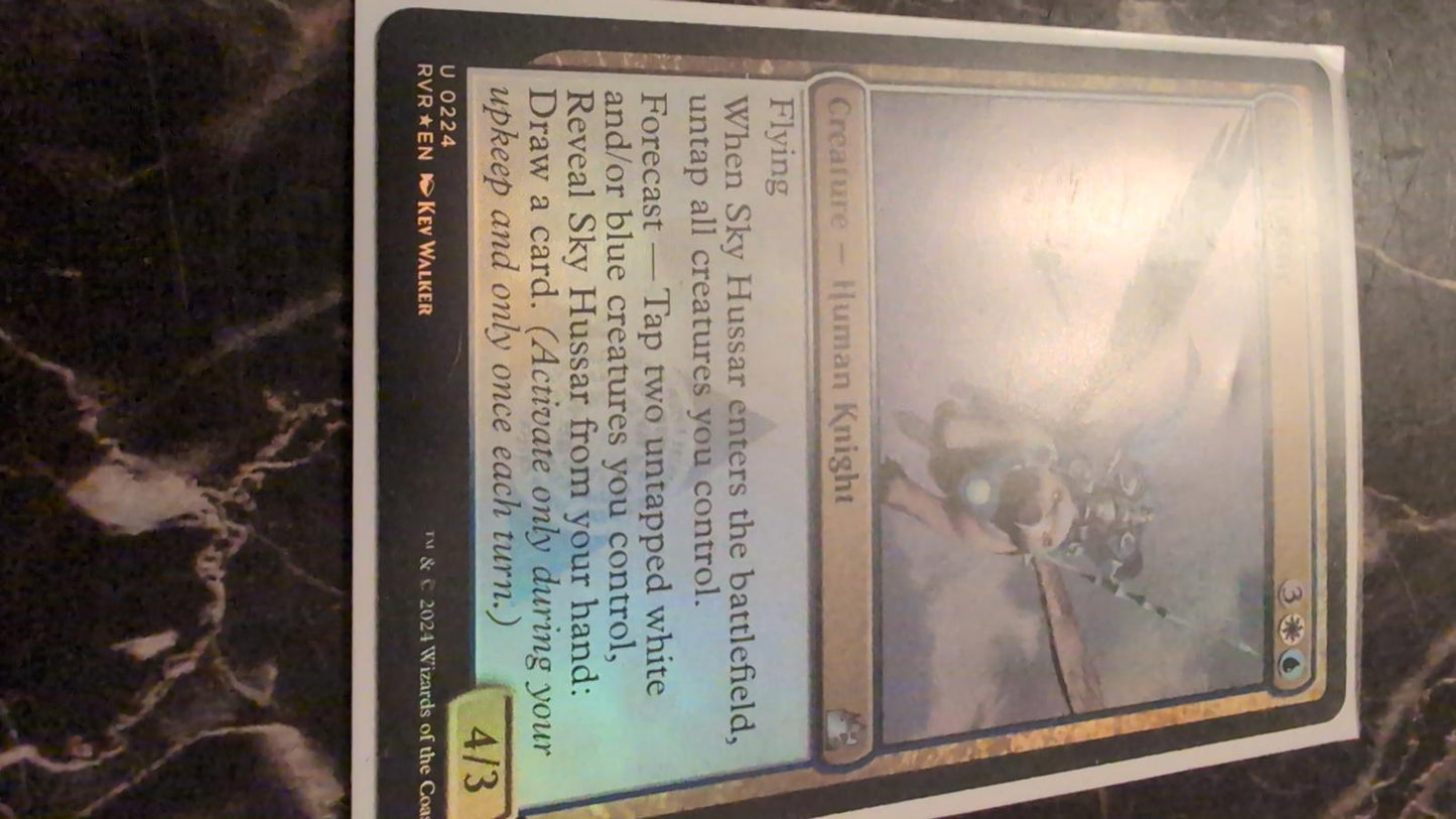 Magic: The Gathering Sky Hussar #224 Foil Ravnica Remastered Card MTG x1