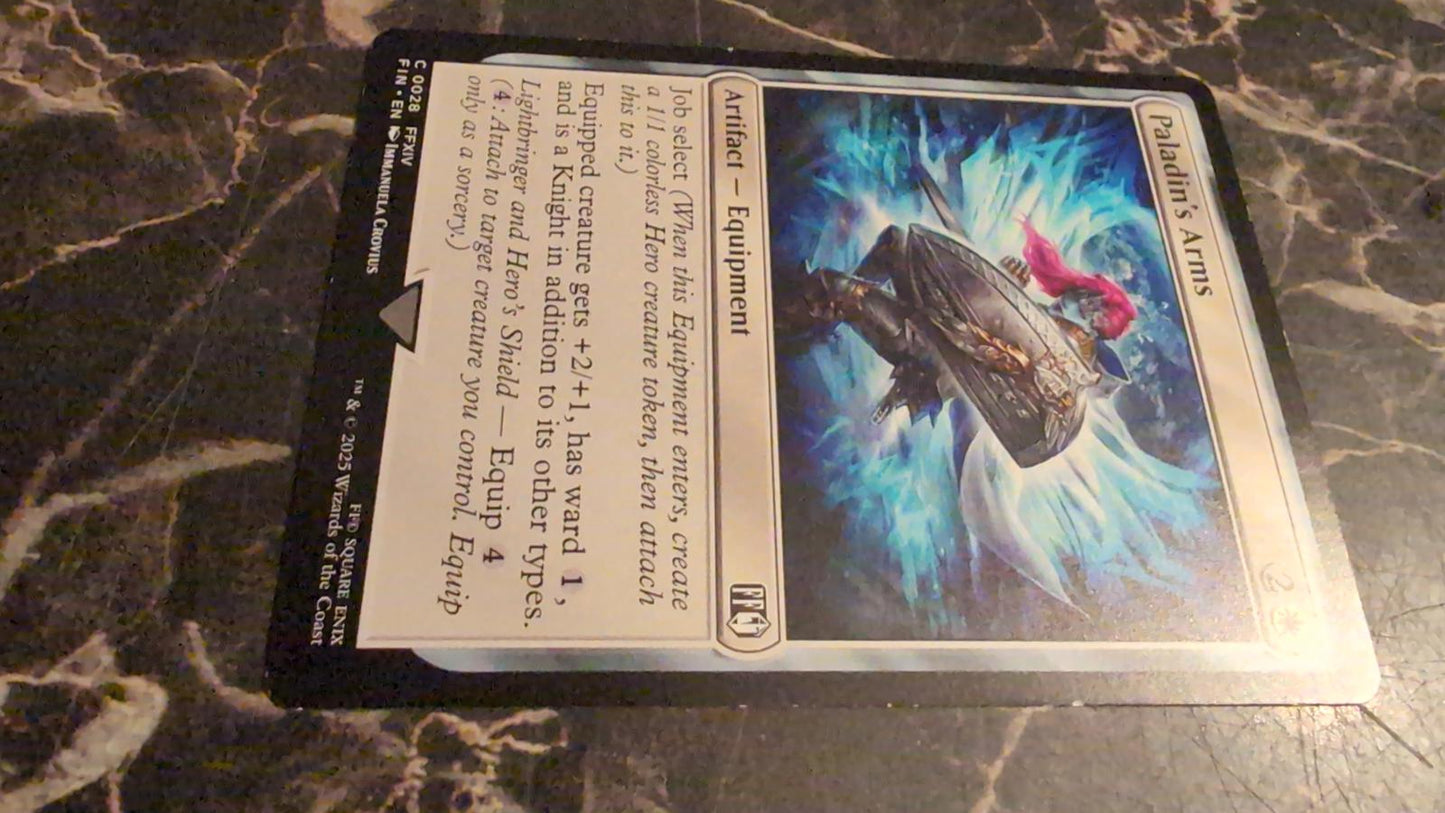 Paladin's Arms #28 Final Fantasy Magic: The Gathering Card MTG 1x
