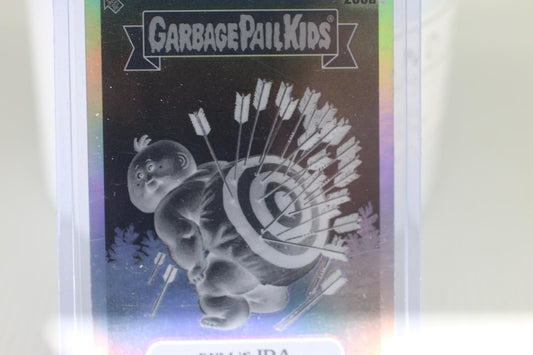 2024 Topps Chrome Garbage Pail Kids #255b Bull's Ira Negative Refractor card