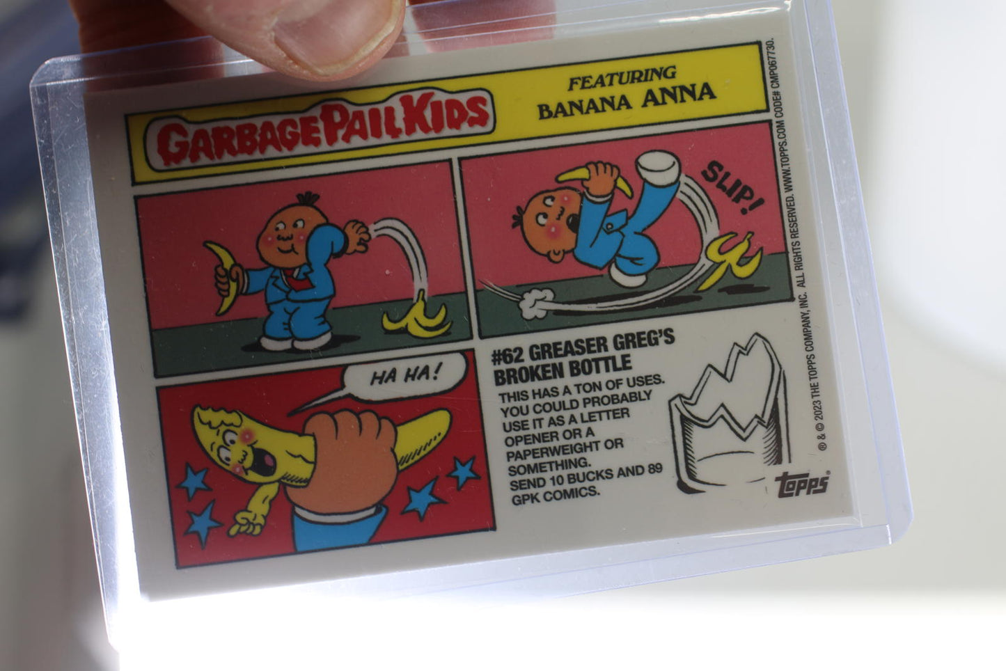 Garbage Pail Kids Unbolt Ted Trading Card 256b chrome topps foil