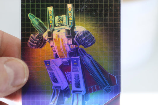 Transformers 40 Years Collectible Holographic foil RAMJET dynamite robot card