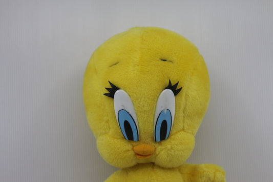 Looney Tunes Tweety Bird Sitting Plush Yellow Big Head Warner Bros 6 Inches