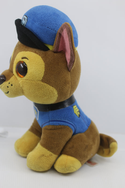 TY Beanie Boos PAW PATROL CHASE Dog Plush 7" Stuffed Animal German Shepherd
