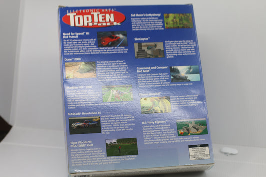 Electronic Arts Top Ten Pack Compilation MS DOS PC CD-ROM Big Box only