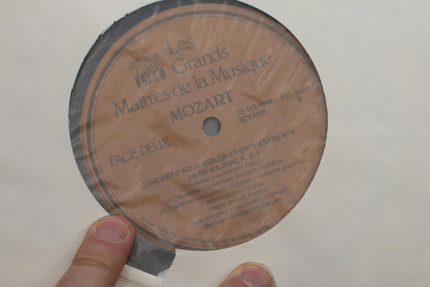 Les Grands Maîtres de la Musique Wolfgang Amadeus Mozart Vinyl Record Collection