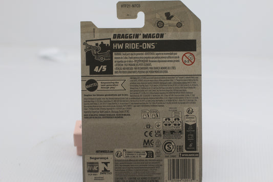 2024 Hot Wheels Draggin' Wagon 141/250 HW Ride-Ons 4/5 HTF21 Treasure Hunt
