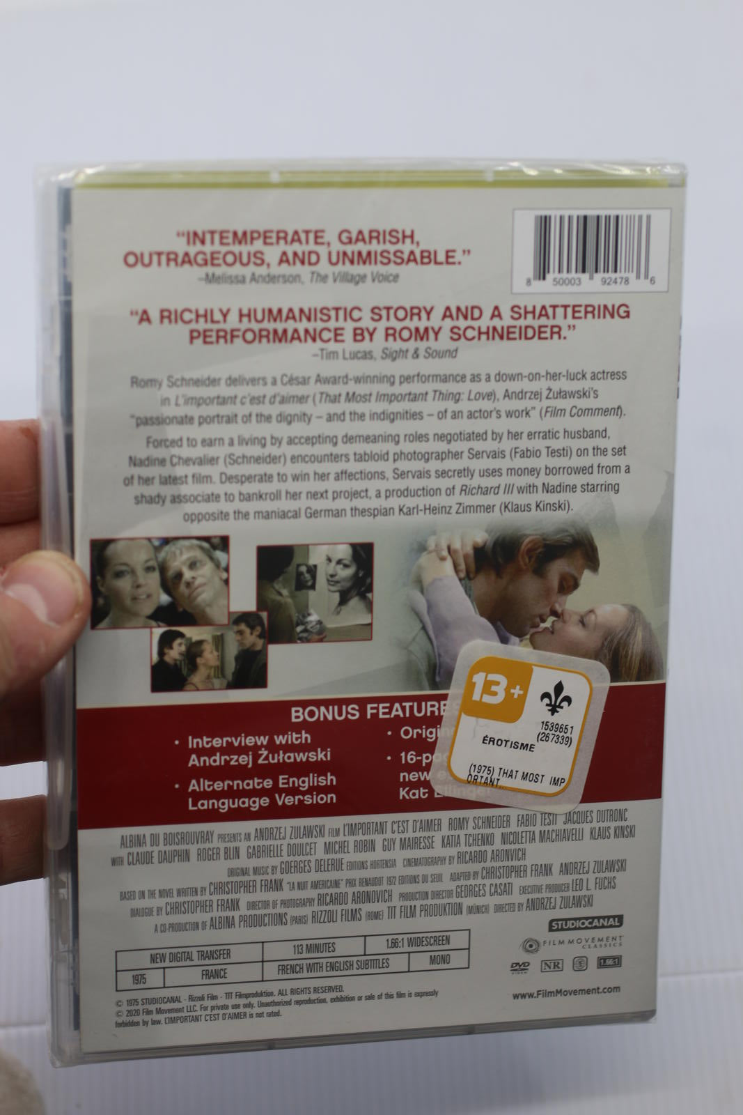 l'important c'est d'Aimer... DVD Movie SCellé Neuf Brand new Film movie Français