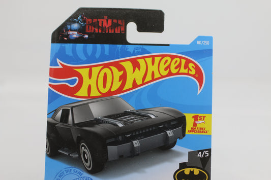 2021 Mattel Hot Wheels DC The Batman 4/5 Batmobile 1st appearance #181/250