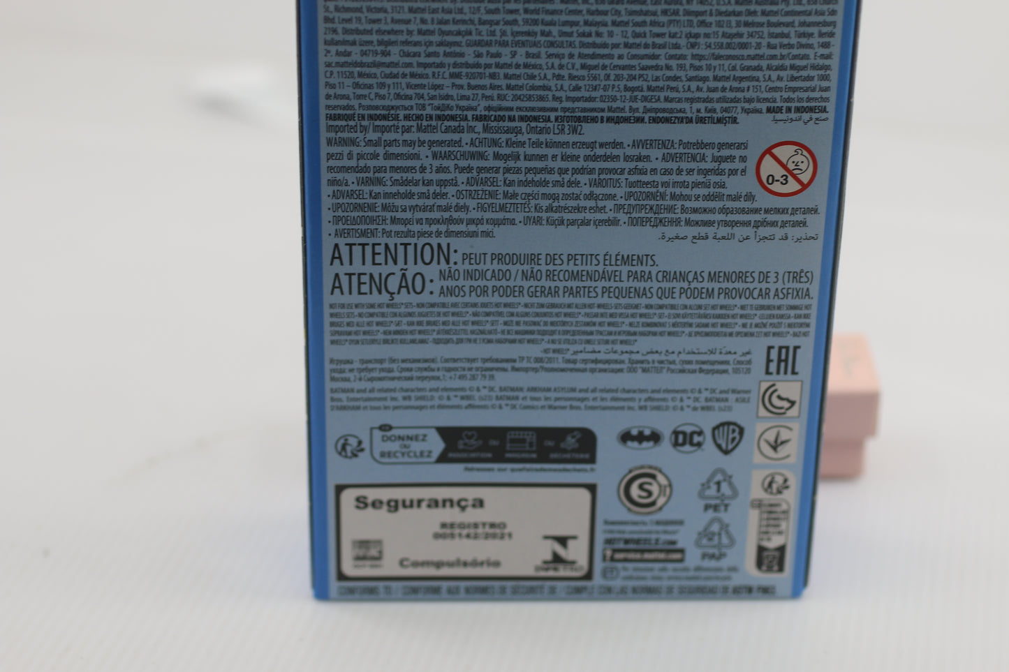 Hot Wheels 5 Pack Diecast Vehicles Kids Toys Cars Mattel Batman HTV44 New