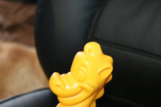 Vintage 1992 Tupperware Tuppertoy Yellow Dragon Dinosaur Douglas Dirtwalker