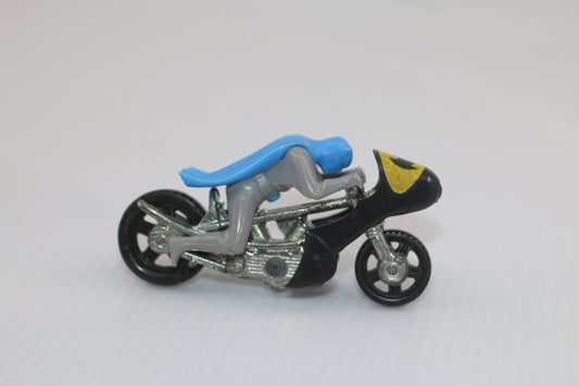 Vintage 1978 Corgi Junior Series 23 Batman Figure/Batcycle DC Comics