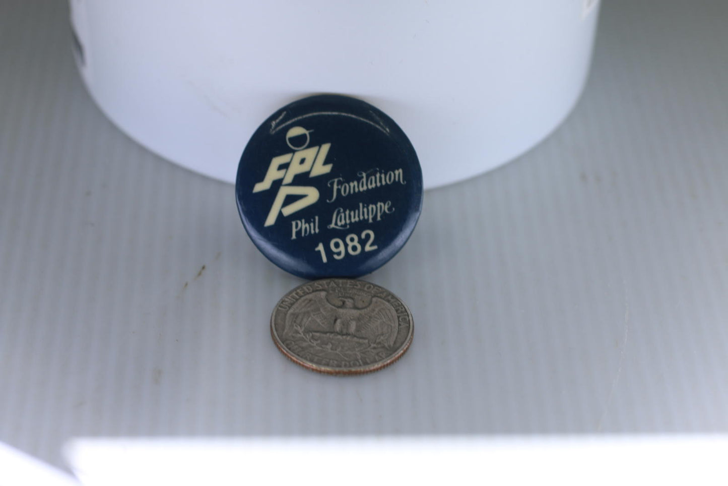 1982 Fondation Phil Latulippe Pin Button