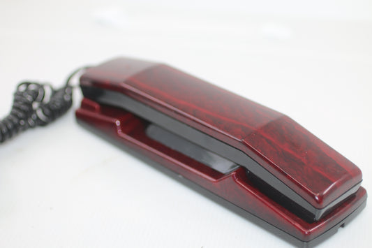 chateau telephone tl-500 Very rare to find Vintage phone Brown dark red color