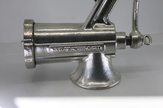Vintage DORKERT #10 Meat Grinder Czechoslovakia Hand Crank Table Clamp