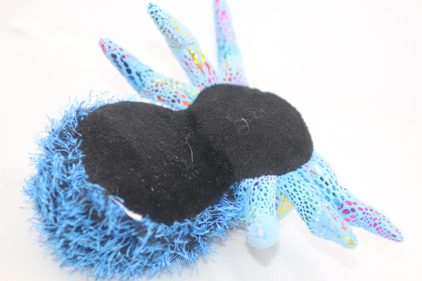 Ty Beanie Boo Sparkly Blue Spider Plush Toy