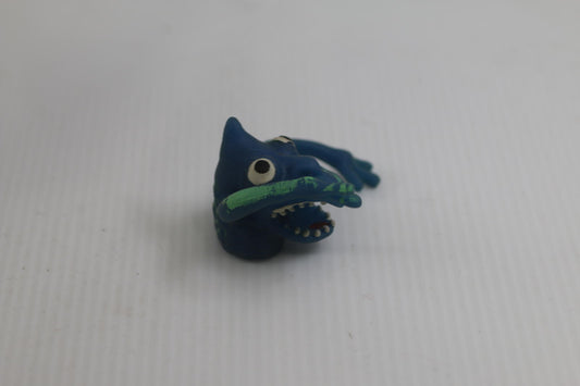 Small Blue Polymer Clay THUMBS FINGERS Creature Figurine FIGURE TOY