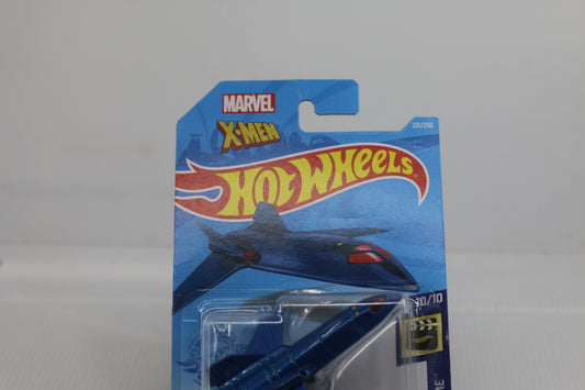 Hot Wheels X-Men X-Jet Blue #221 221/250 2021 HW Screen Time 10/10