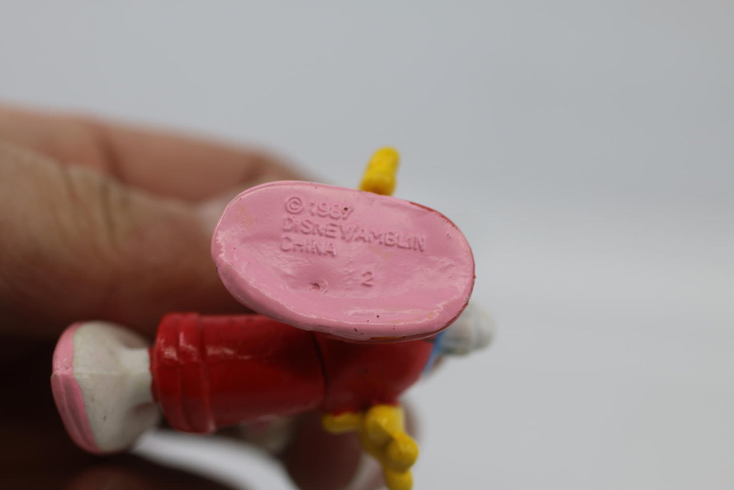 Vintage Disney's Who Framed Roger Rabbit Walking Leg Up PVC FIgure 3" Tall