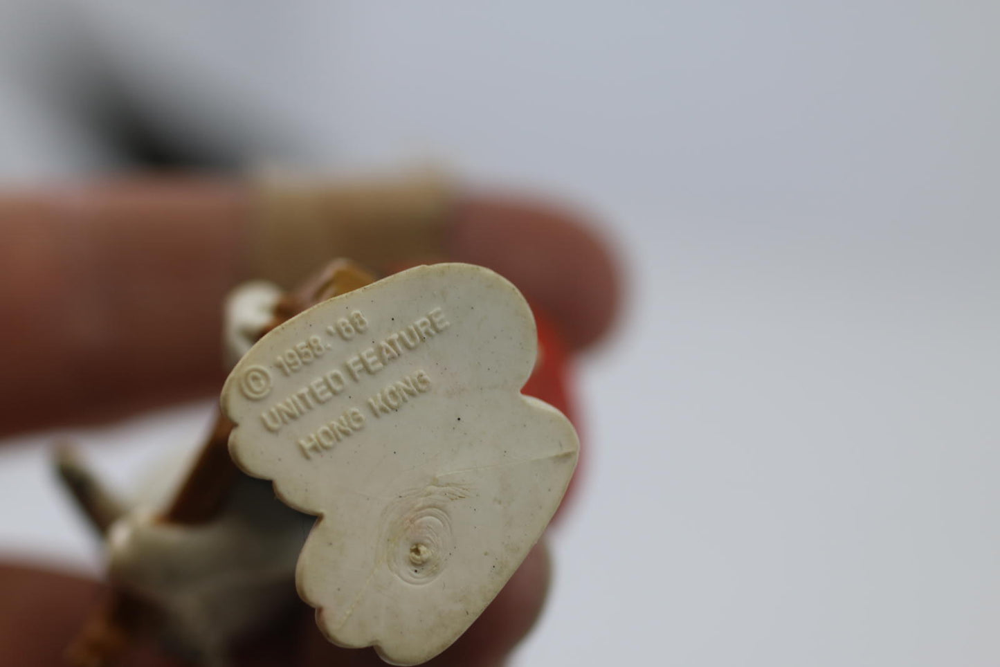 Vintage Snoopy Guitar Figurine 1958–1966 United Feature Hong Kong Peanuts