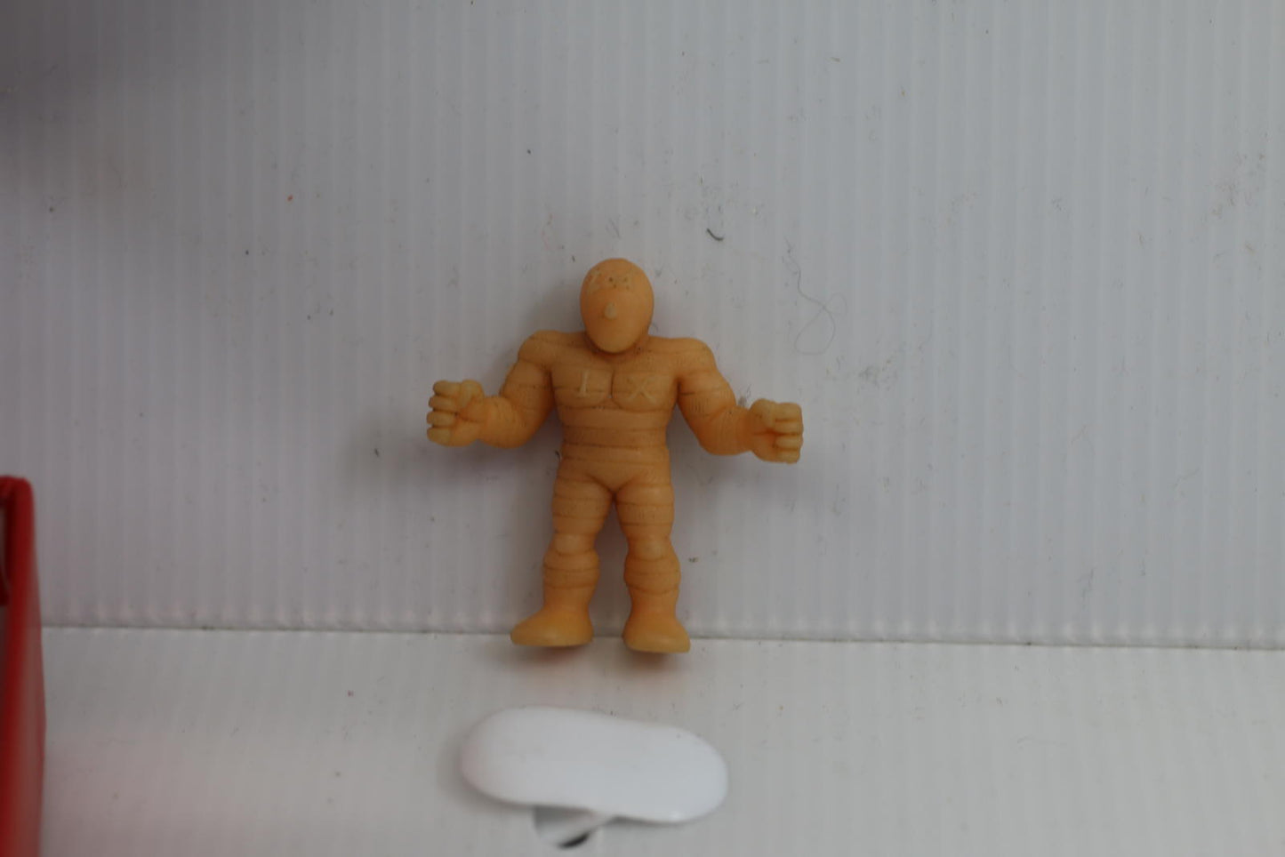 80's M.U.S.C.L.E. Men Kinnikuman Orange Color 2" Kanderaman Figure #151 Mattel