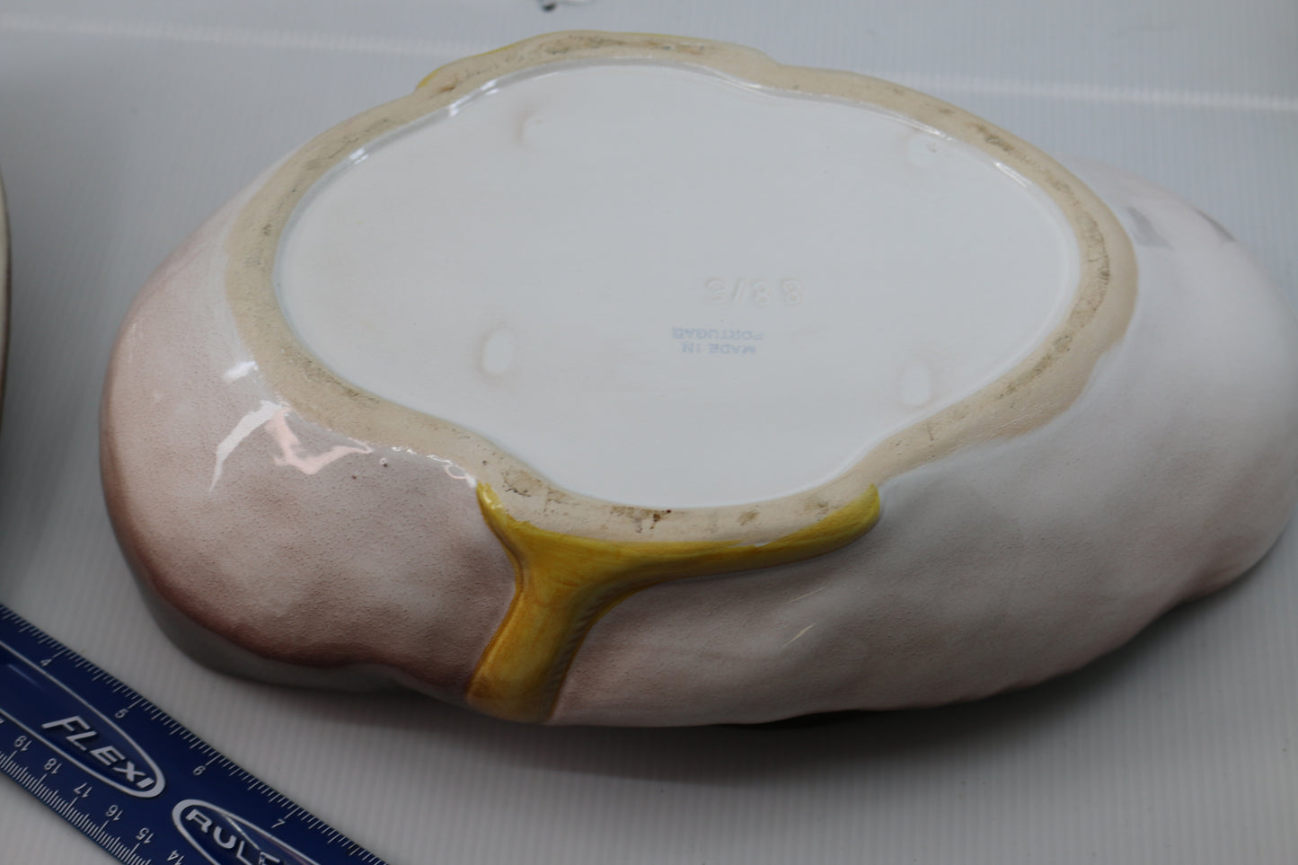 Vtg MCM Made in Portugal No. 3-88 Duck Serving Dish Tureen/Bowl w Ladle