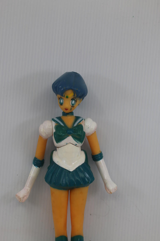 Sailor Moon Sailor Mercury Action Figure Bandai Rare Vintage 1992 Anime Toy