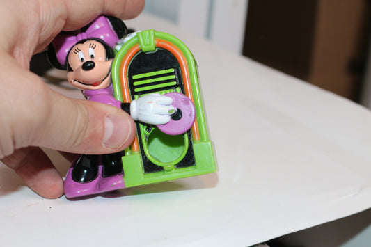 Vintage Disney's Mickey Mouse Minnie Figure Candy Dispenser Toy 90s Cake Topper