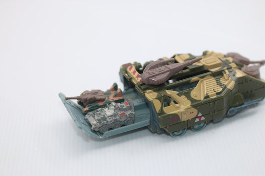 VINTAGE KENNER MICRO MACHINES MEGA FORCE V ROCKS THUNDER WORLD WITH 2 MINI TANK
