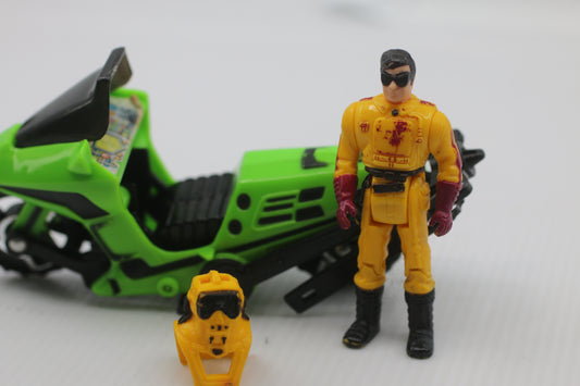 MASK Kenner Condor COMPLETE vehicle Brad Turner Hocus Pocus helmet vintage Lot G