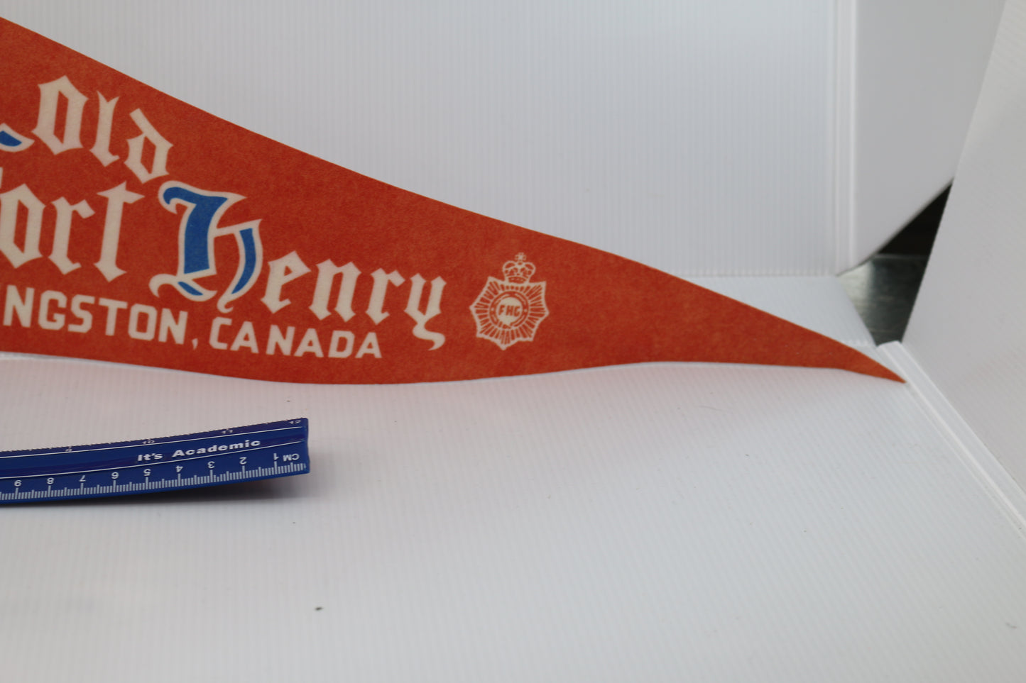 Vintage pennant felt Canada Souvenir Old Fort Henry Kingston