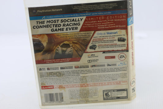 Empty case box only Need for Speed Most Wanted Limited Edition PS3 no Game