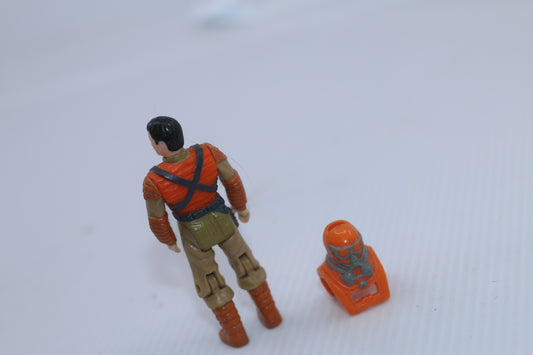 Vintage MASK Bruce Sato Action Figure With Helmet 1985 Kenner M.A.S.K Complete