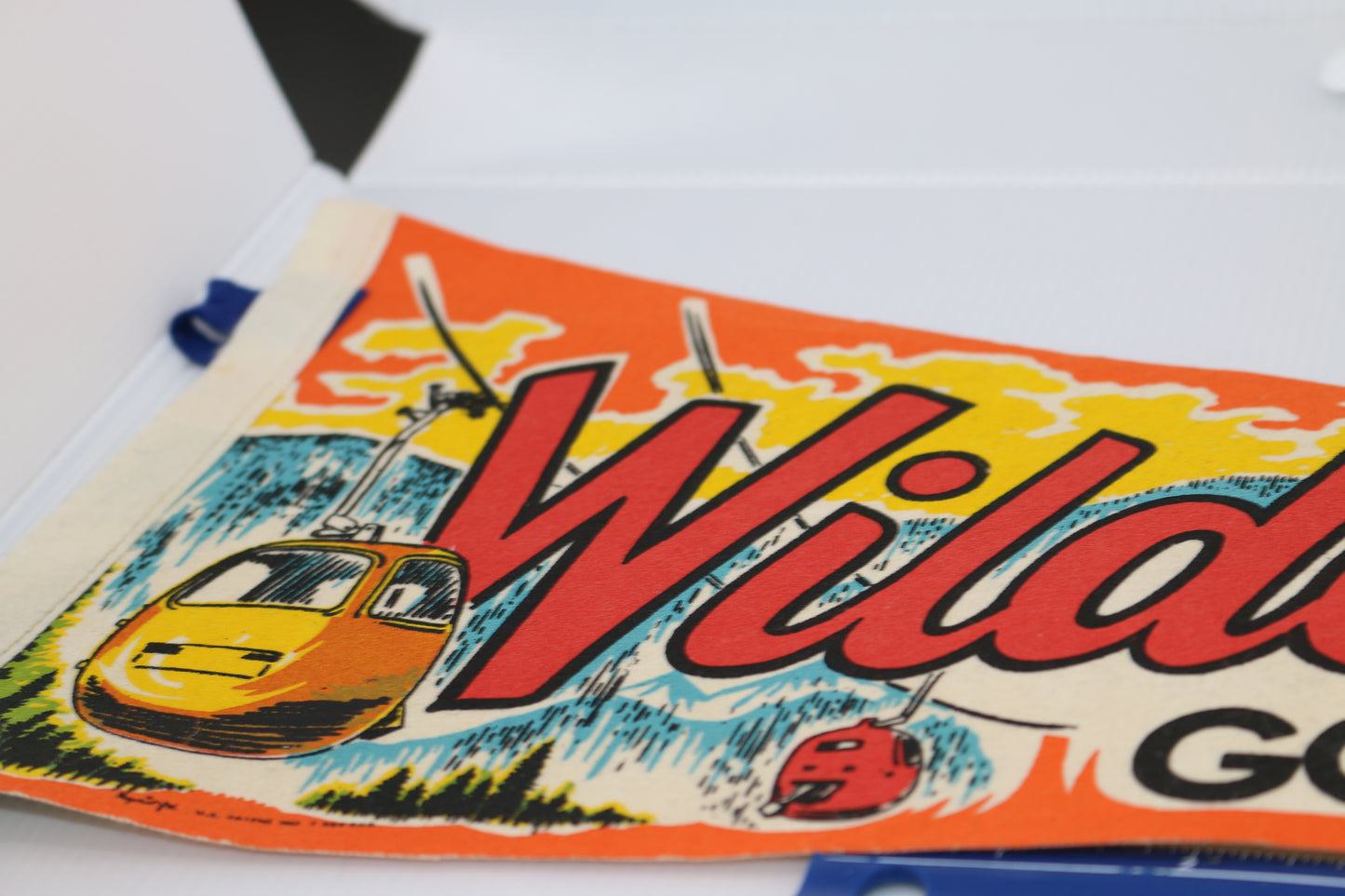 Vintage pennant felt Canada Souvenir wildcat mt. gondolas New Hampshire