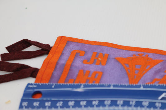 Vintage pennant felt Souvenir Société Canadienne histoire Naturelle