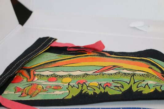 Vintage pennant felt Souvenir Marineland of the pacific