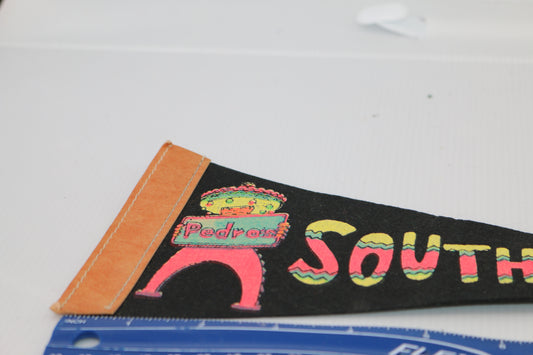 Vintage pennant felt Souvenir USA Pedro's South of the Border