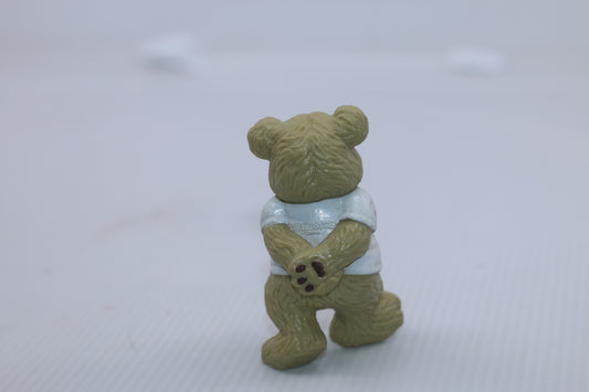 VINTAGE 80s ZELLERS Canada ZEDDY TEDDY BEAR Advertising Mascot PVC FIGURE vtg