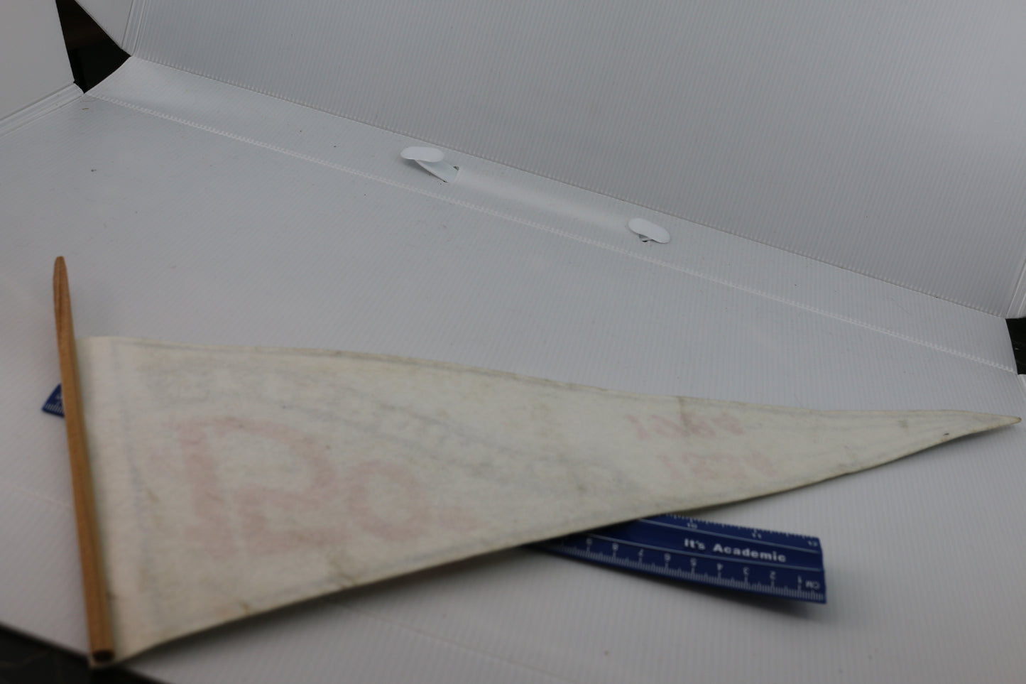 Vintage Souvenir Felt Pennant Québec Canada 150e St-Ferdinand 1834-1984