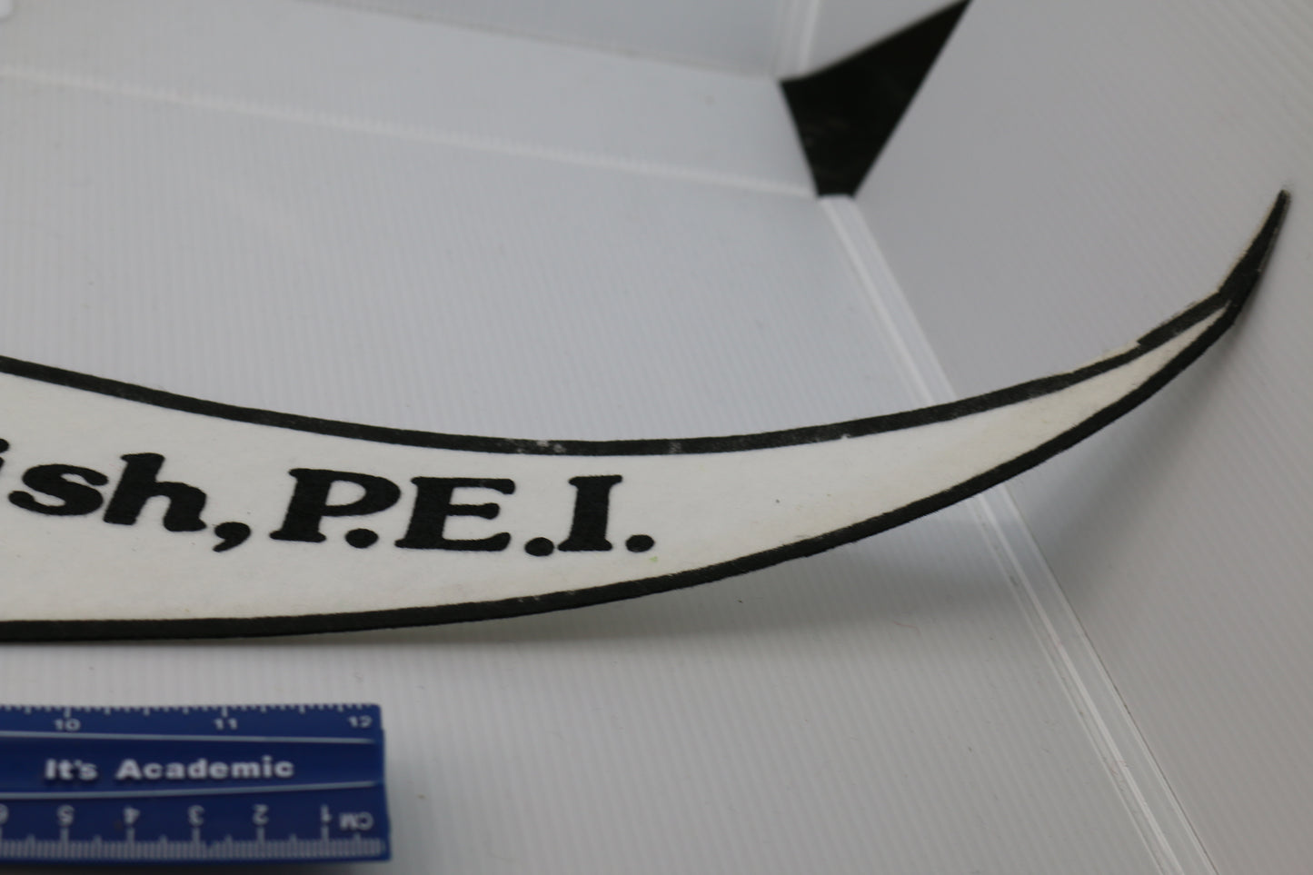 Vintage Souvenir Felt Pennant Cavendish, P.E.I. Flag