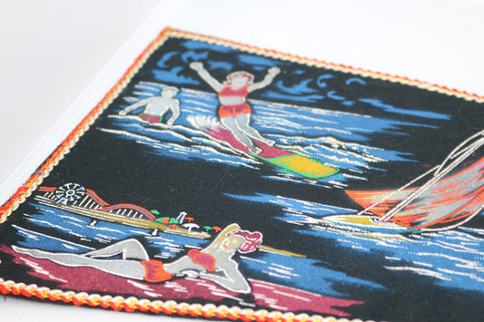 Vintage Souvenir Felt Pennant wildwood N.J. USA