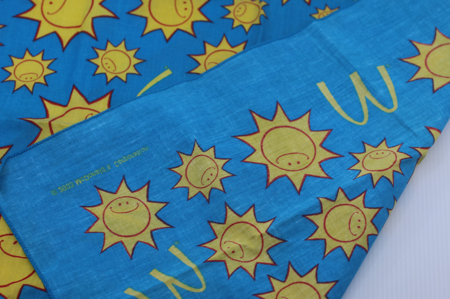 Vintage McDonald's Handkerchief, Scarf, Bandanas 2003 Advertising Set