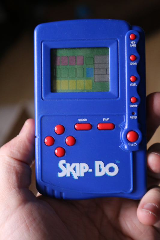 Skip-Bo Electronic Handheld Game Mga 1997 Vintage
