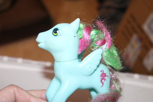 Toy Unicorn pony figure doll rare sign bootleg